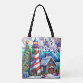 クリスマスライトハ航海のウス トートバッグ (裏面)