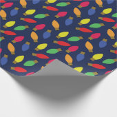 クリスマスライトバルブホリデーラッピング紙 ラッピングペーパー (角)