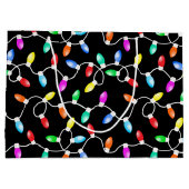 クリスマスライトパターン ラージペーパーバッグ (裏面)