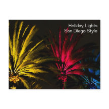 クリスマスライトパームツリーホリデーサンディエゴ