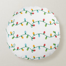 クリスマスライトピロー#HolidayZ ラウンドクッション