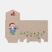 クリスマスライトフェイクバーラップテントの好意ボックス フェイバーボックス (折り畳みなし)