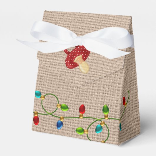 クリスマスライトフェイクバーラップテントの好意ボックス フェイバーボックス (正面サイド)