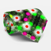 クリスマスライトフェスティバルおもしろい ネクタイ (ロール)