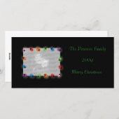 クリスマスライトフォトカード シーズンカード (正面/裏面)