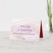 クリスマスライトフォトフレームカード シーズンカード (裏面)