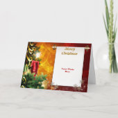 クリスマスライトフォトフレームカード シーズンカード (正面)