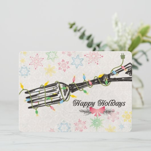 クリスマスライトフォークシェフケータリングレストラン シーズンカード (スタンド正面)