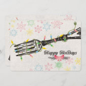 クリスマスライトフォークシェフケータリングレストラン シーズンカード (正面/裏面)