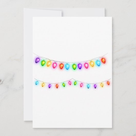 クリスマスライトホリデーカード シーズンカード (正面)