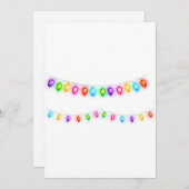 クリスマスライトホリデーカード シーズンカード (正面/裏面)