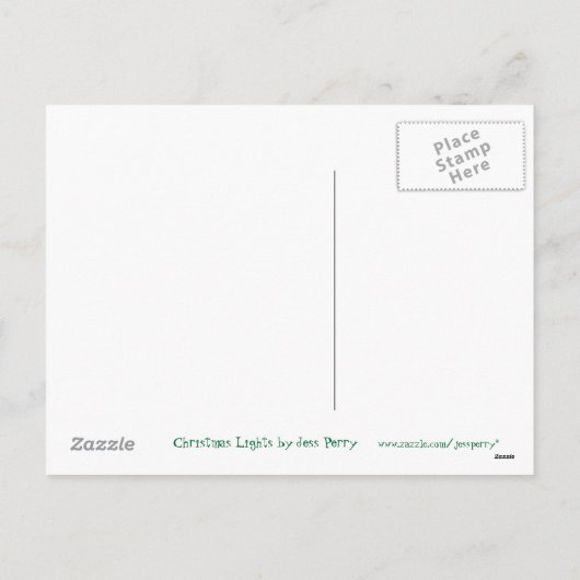 クリスマスライトポストカード シーズンポストカード (裏面)