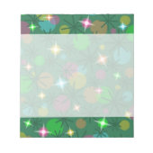 クリスマスライトメモ帳 ノートパッド (正面)