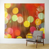 クリスマスライトモダン《写真》ぼけ味フォトブース背景 タペストリー (インサイチュ(横))