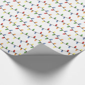 クリスマスライトラッピング紙 ラッピングペーパー (角)