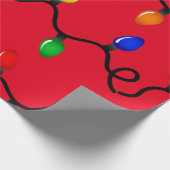 クリスマスライトラッピング紙 ラッピングペーパー (角)