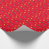 クリスマスライトラッピング紙 ラッピングペーパー (角)