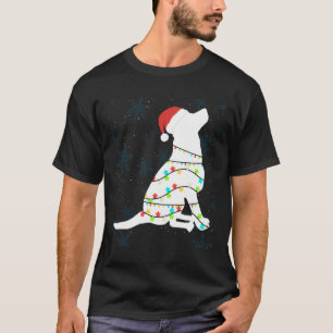 クリスマスライトラブラドールリトリバーTシャツドッドロロ Tシャツ