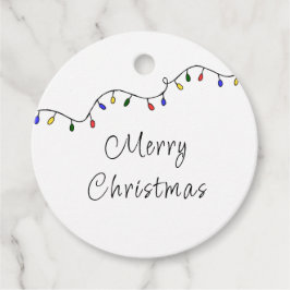 クリスマスライトレトロフェスティバルホリデイ フェイバータグ