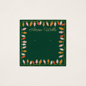 クリスマスライトロゴイヤリングディスプレイカード (正面)