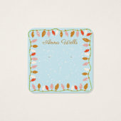 クリスマスライトロゴイヤリングディスプレイカード (正面)