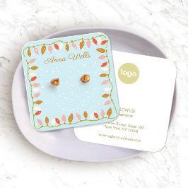 クリスマスライトロゴイヤリングディスプレイカード