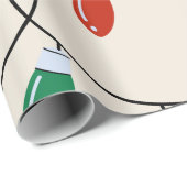 クリスマスライトヴィンテージ ラッピングペーパー (ロールコーナー)