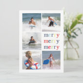 クリスマスライト両面フォト数々のカード シーズンカード (スタンド正面)