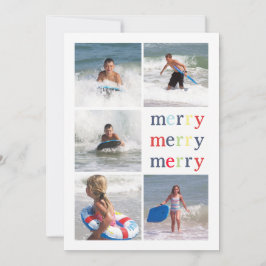 クリスマスライト両面フォト数々のカード シーズンカード