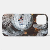 クリスマスライト付きのツリー飾りの背景 Case-Mate iPhoneケース (裏面 (横))