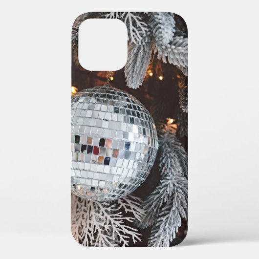 クリスマスライト付きのツリー飾りの背景 Case-Mate iPhoneケース (裏面)