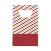 クリスマスライト付きサンタハットのクリスマスプグ クレジットカード栓抜き (裏面)