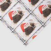 クリスマスライト付きサンタハットのクリスマスプグ 薄葉紙 (詳細)