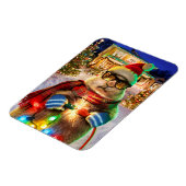 クリスマスライト付きプレーリー犬 マグネット (左側)