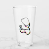 クリスマスライト付き聴診器メリークリスマスナース タンブラーグラス