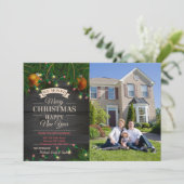 クリスマスライト写真の移動告知 シーズンカード (スタンド正面)