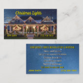クリスマスライト名刺 名刺 (正面/裏面)