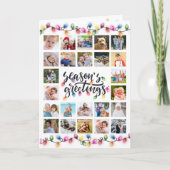 クリスマスライト季節のごあいさつ26枚 シーズンカード (正面)