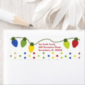 クリスマスライト差出人住所ラベル ラベル (インサイチュ)