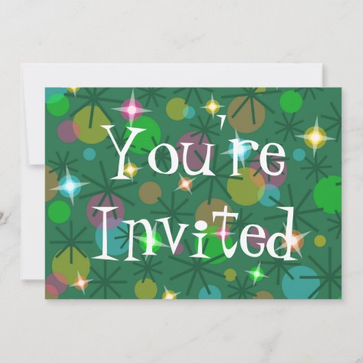 クリスマスライト'招待されました'招待 招待状