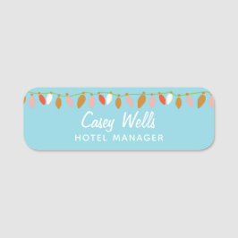 クリスマスライト社員 名札