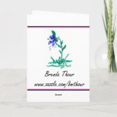 クリスマスライト空白のカード シーズンカード (裏面)