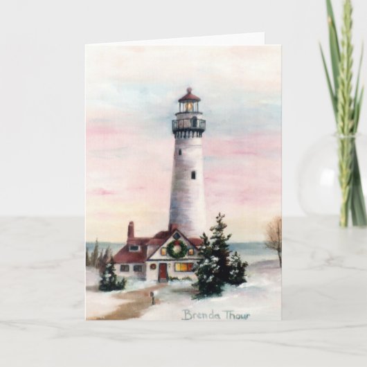 クリスマスライト空白のカード シーズンカード (正面)