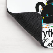 クリスマスライト素晴らしは全てキャッ素晴らしクM マウスパッド (コーナー)