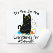 クリスマスライト素晴らしは全てキャッ素晴らしクM マウスパッド (マウス)