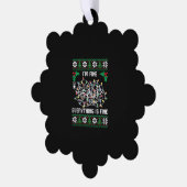 クリスマスライト素晴らしは全て醜い素晴らし オーナメントカード (左)