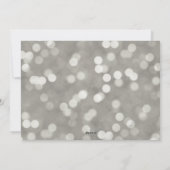 クリスマスライト結婚したと明るいフォトオーバーレイ シーズンカード (裏面)