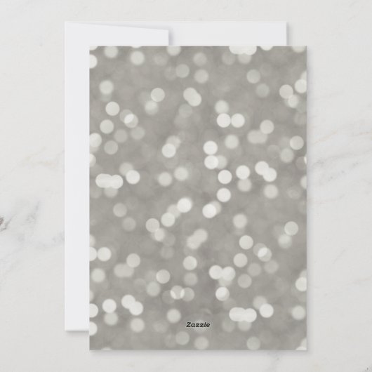 クリスマスライト結婚したクリスマスの新着写真 シーズンカード (裏面)