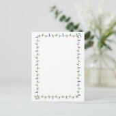 クリスマスライト縁どホリーハガキ シーズンポストカード (スタンド正面)