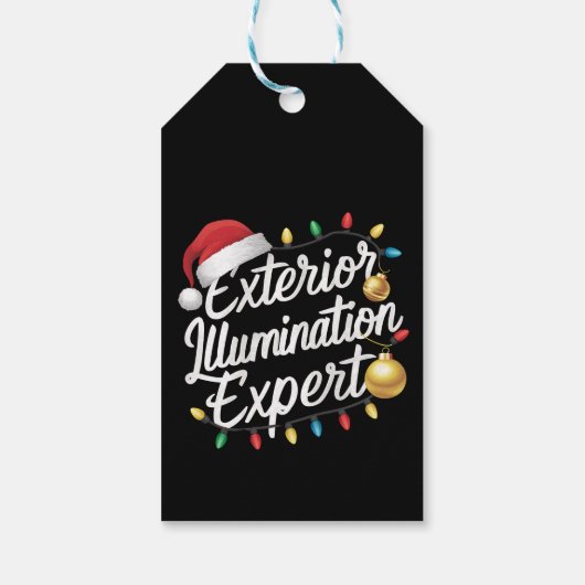 クリスマスライト装飾のエキスパート 外装照明 ギフトタグ (裏面)